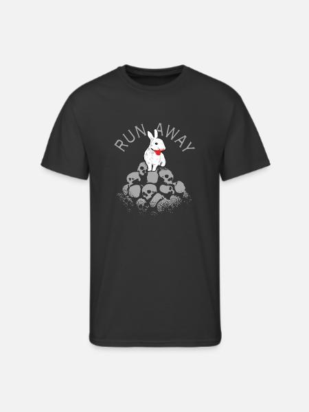 Run Away - Men's 50/50 T-Shirt - black