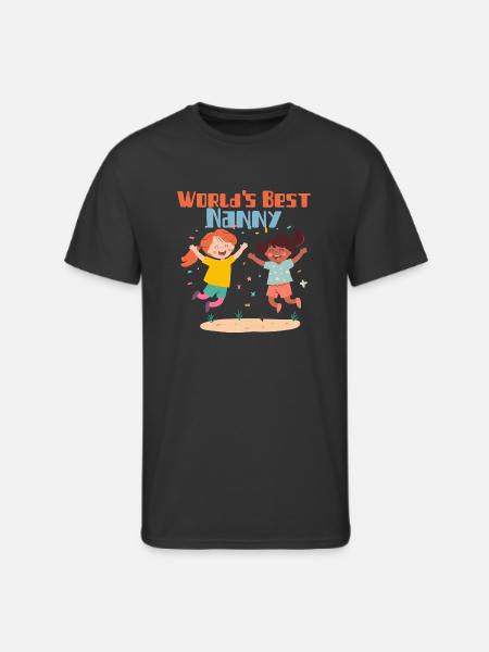 Worlds Best Nanny - Men's 50/50 T-Shirt - black
