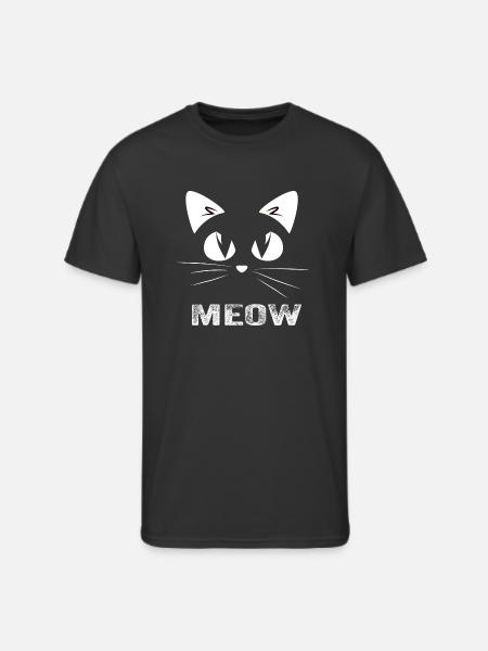 funny cat - Men's 50/50 T-Shirt - black
