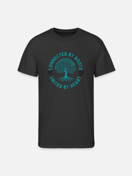 Connected by Roots - Men's 50/50 T-Shirt - black