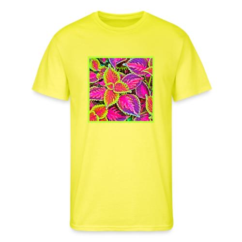 Vivid ChromaLeaf Harmony Pattern - Men's 50/50 T-Shirt