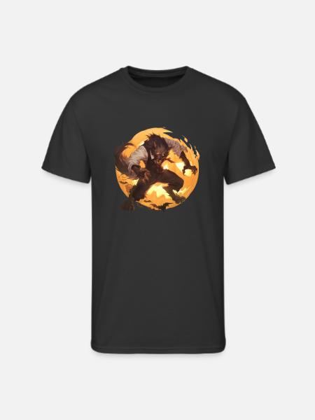 Werewolf Halloween - Men's 50/50 T-Shirt - black