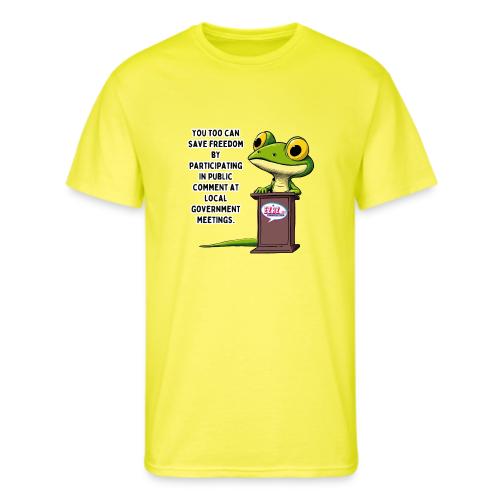 Public Comment Lizard Design - Men's 50/50 T-Shirt