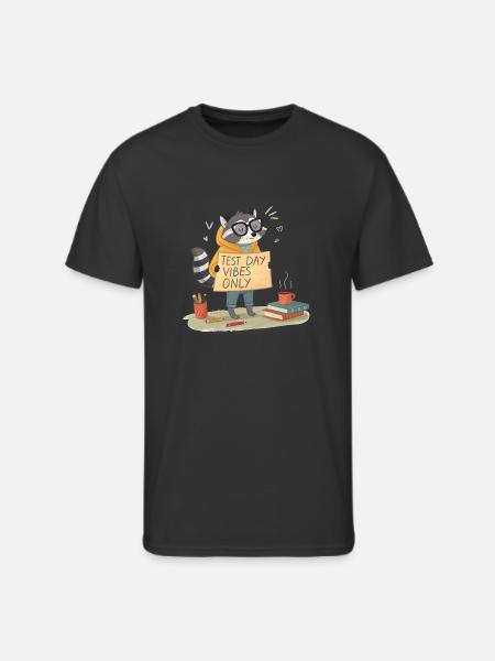 Test day vibes only - Men's 50/50 T-Shirt - black