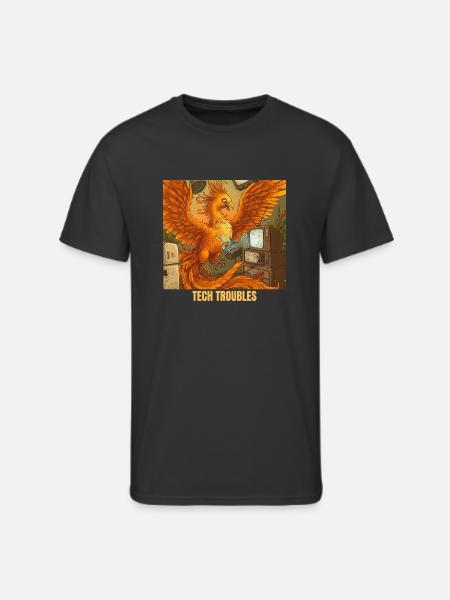 Phoenix's Voice Command Mishap - Men's 50/50 T-Shirt - black