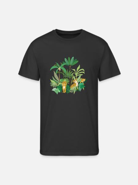 Jungle Tigers - Men's 50/50 T-Shirt - black