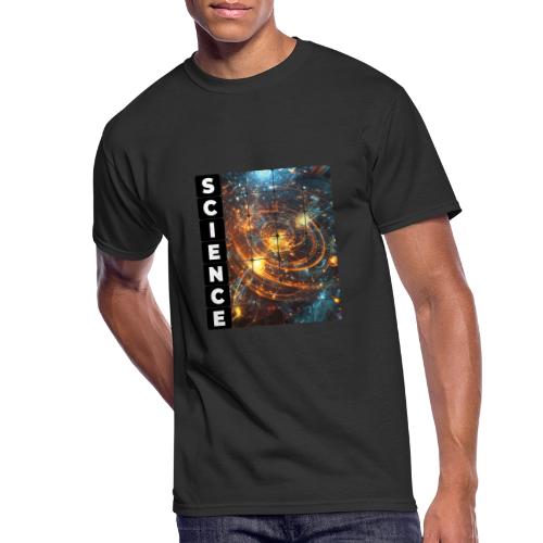 Golden Core of Science - Men's 50/50 T-Shirt