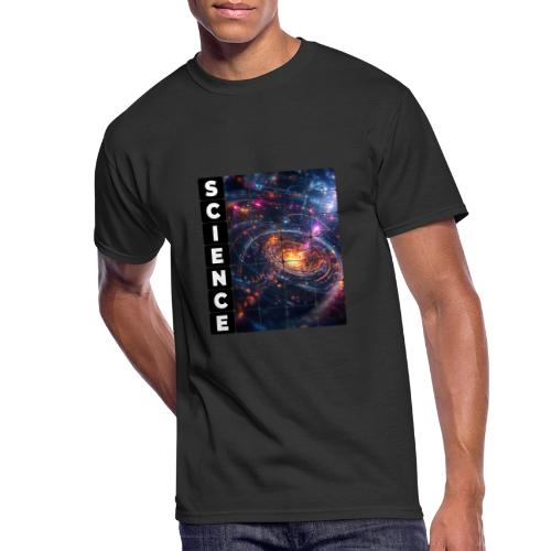 Science Spiral - Men's 50/50 T-Shirt
