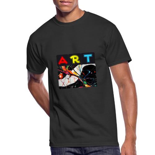 Art in Motion: Color Unleashed - Men's 50/50 T-Shirt