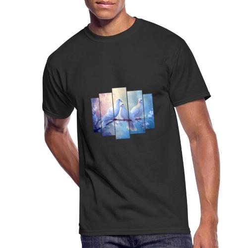 Symbols of Peace and Serenity - Men's 50/50 T-Shirt