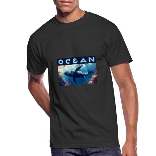 Ocean: Majestic Deep - Men's 50/50 T-Shirt