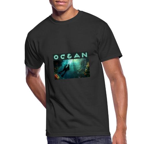 Ocean: Explorer of the Deep - Men's 50/50 T-Shirt