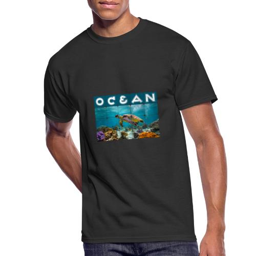 Ocean: Gentle Voyager - Men's 50/50 T-Shirt