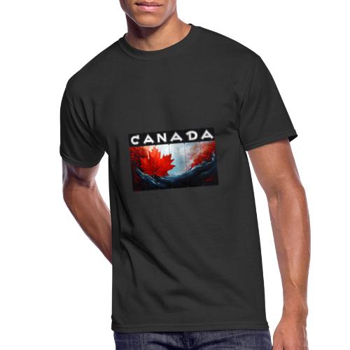 Canada Icon in Color - Men's 50/50 T-Shirt