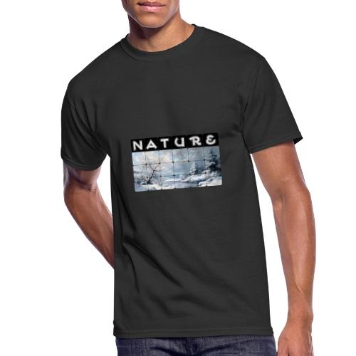 Nature: Winter Embrace - Men's 50/50 T-Shirt