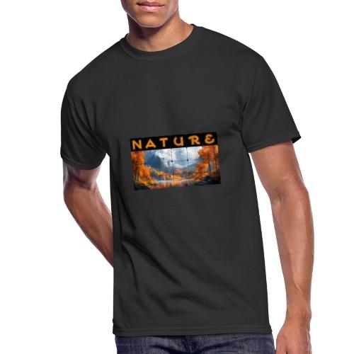 Nature: Golden Autumn Escape - Men's 50/50 T-Shirt
