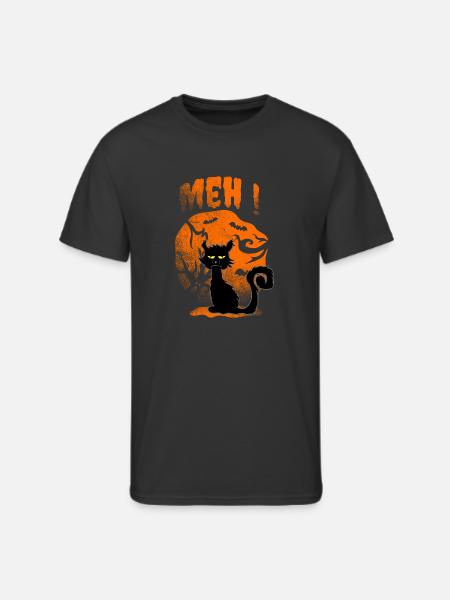 meh chat - Men's 50/50 T-Shirt - black
