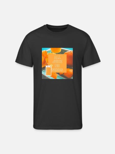 ALL JUICE NO SEEDS - Men's 50/50 T-Shirt - black
