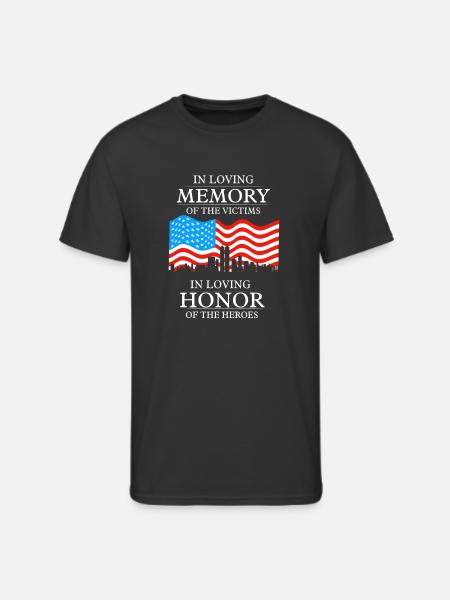 911 in loving memory - Men's 50/50 T-Shirt - black