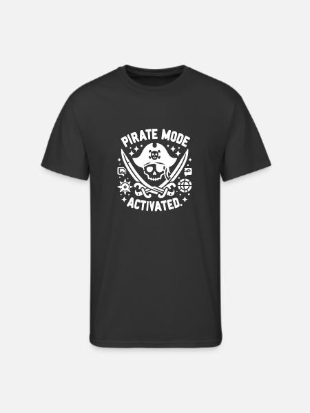 Pirate Mode Activated - Men's 50/50 T-Shirt - black