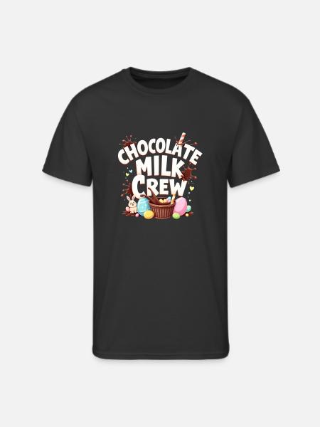 CHOCOLATE MILK CREW - Men's 50/50 T-Shirt - black