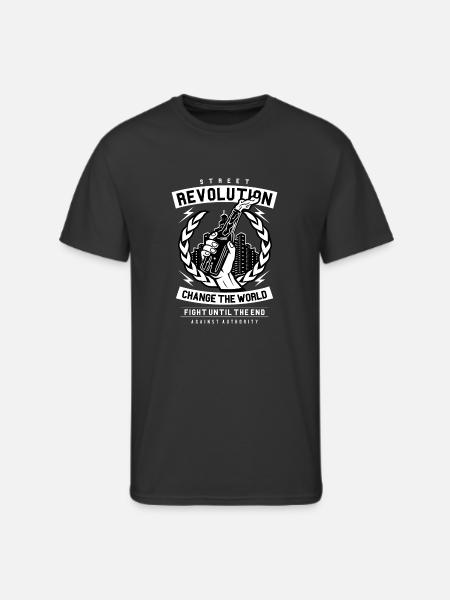 Street revolution - Men's 50/50 T-Shirt - black