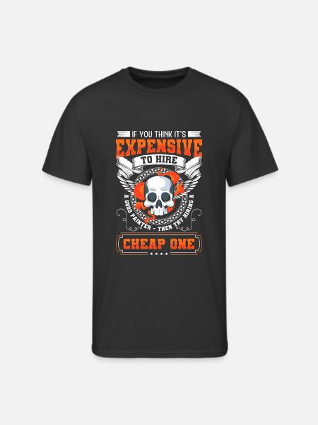 Painter Spray Can Craftsman - Men's 50/50 T-Shirt - black