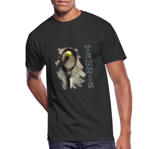 Tennis Power Play - Men's 50/50 T-Shirt