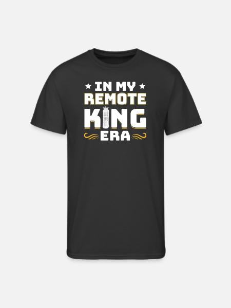 Remote Control King - Men's 50/50 T-Shirt - black