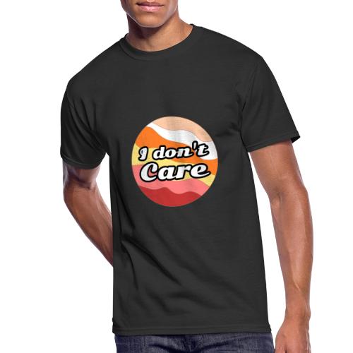 I Don’t Care Vibes - Men's 50/50 T-Shirt