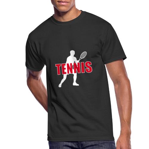 Red Court Tennis - Men's 50/50 T-Shirt