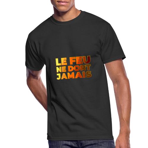 Fire never sleeps - Men's 50/50 T-Shirt