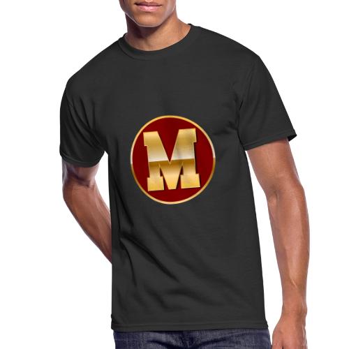 Letter M – Capital Varsity Alphabet Monogram - Men's 50/50 T-Shirt