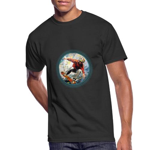 Skateboarding Fuel - Men's 50/50 T-Shirt