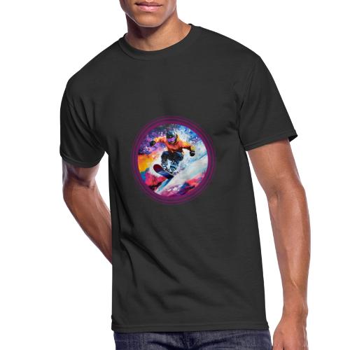 Snowboarding Spirit - Men's 50/50 T-Shirt