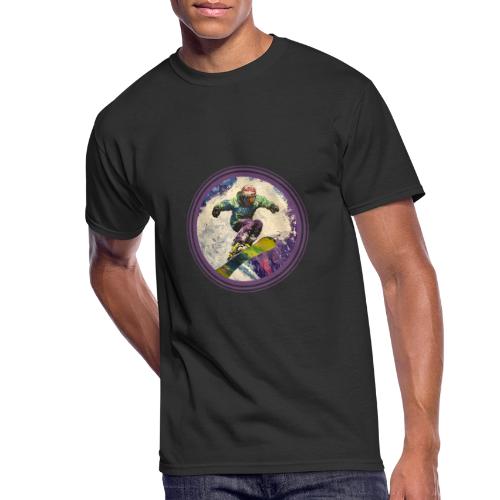 Snowboarding Soul - Men's 50/50 T-Shirt