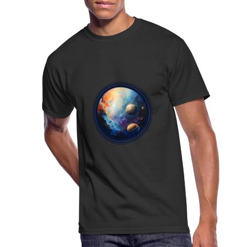 Nebula of Planets - Men's 50/50 T-Shirt