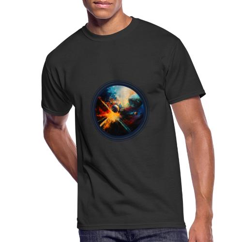 Planets in Turmoil - Men's 50/50 T-Shirt
