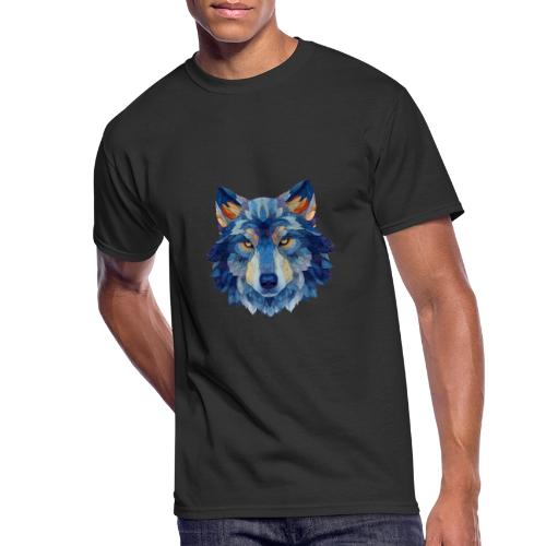 Wolf: Alpha Portrait - Men's 50/50 T-Shirt