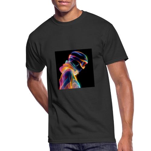 Snowboarding: Neon Gravity Ride - Men's 50/50 T-Shirt