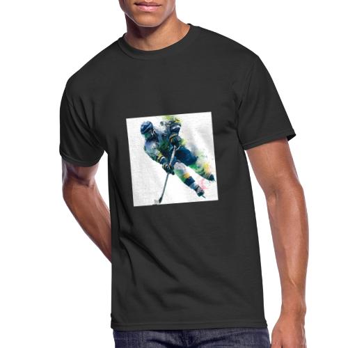 Hockey: Frozen Motion - Men's 50/50 T-Shirt