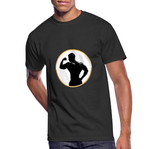 Bodybuilder: Classic Flex Emblem - Men's 50/50 T-Shirt