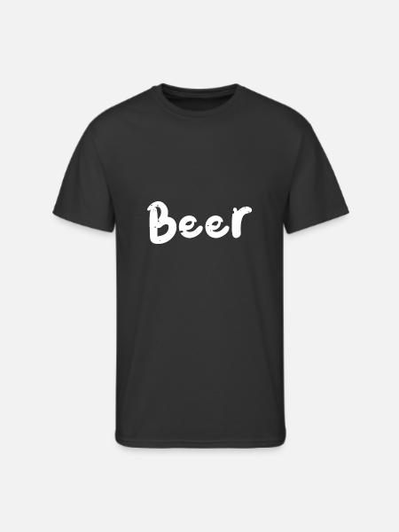 Beer - Deer - Men's 50/50 T-Shirt - black