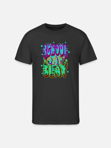 School Day Slay - Men's 50/50 T-Shirt - black