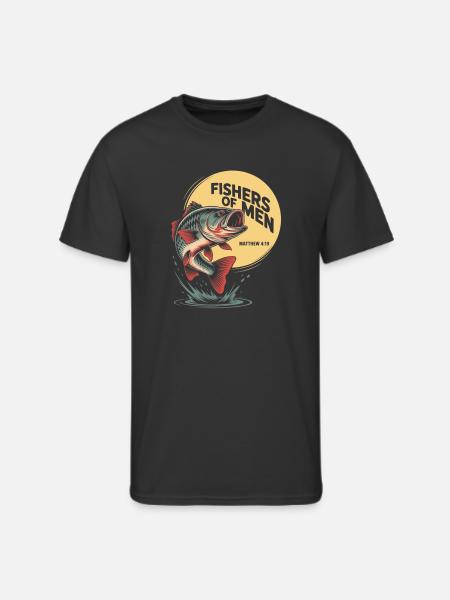 Fisher of Men Emblem - Men's 50/50 T-Shirt - black