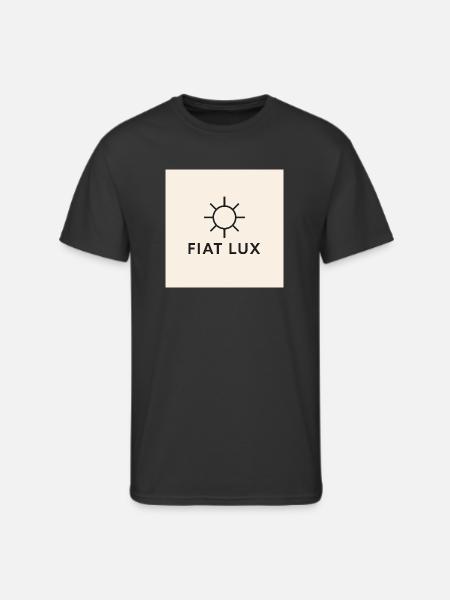 Fiat Lux Sun Emblem - Men's 50/50 T-Shirt - black