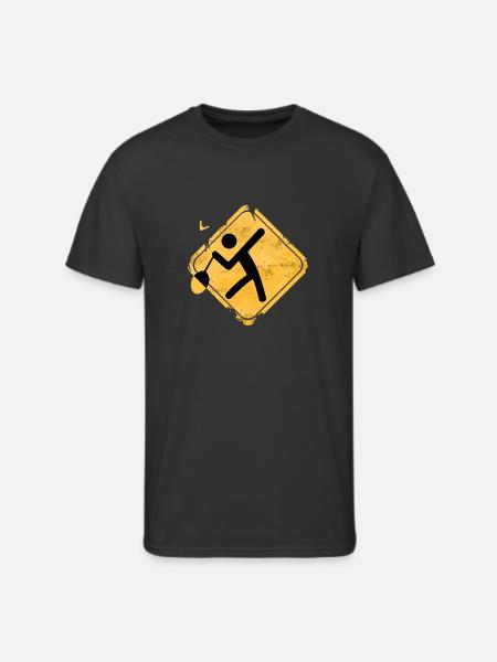 Escape Dash Hazard Icon - Men's 50/50 T-Shirt - black