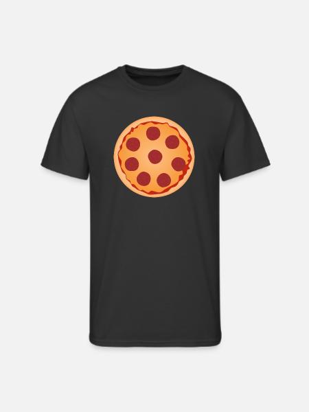 Pepperoni Pizza Slice Art - Men's 50/50 T-Shirt - black