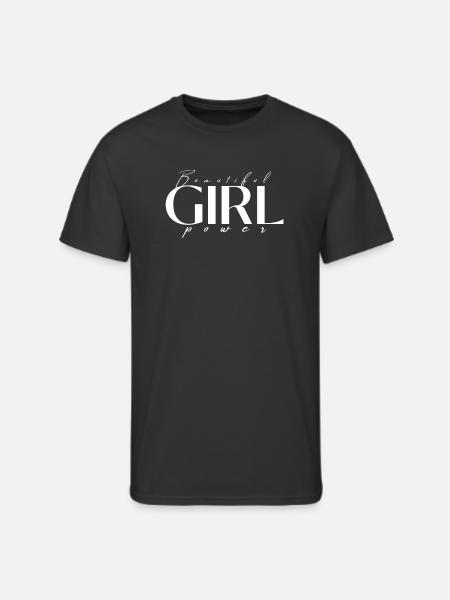 Beautiful Girl Power - Men's 50/50 T-Shirt - black