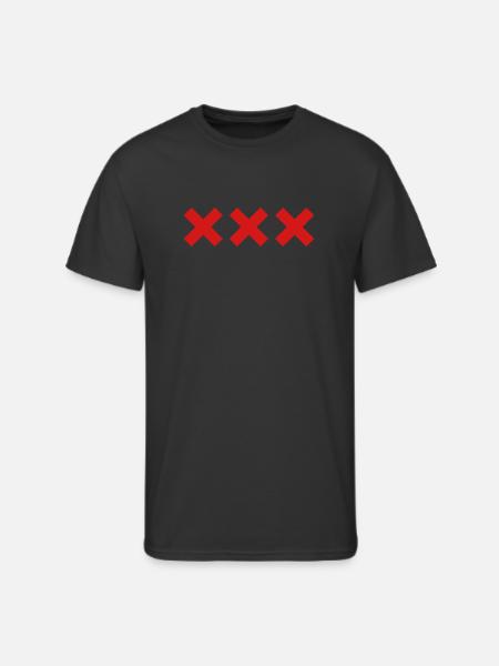 Amsterdam - Men's 50/50 T-Shirt - black